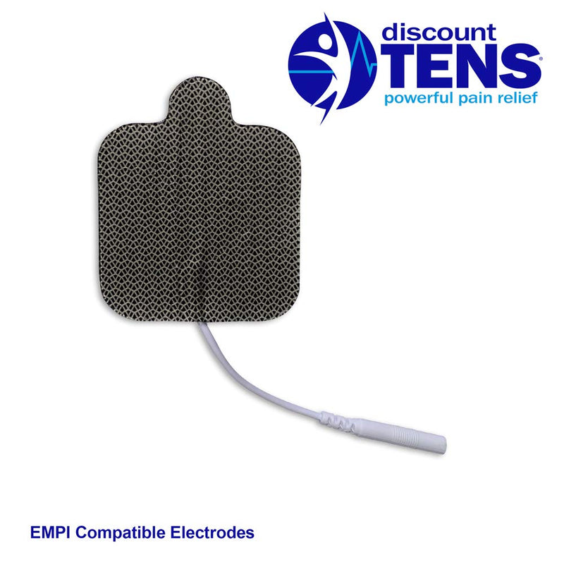 Discount TENS – EMPI Compatible TENS Electrodes, 8 Premium 2 x 2 Inch Self-Adhesive Replacement Pads for EMPI Units, Durable Reusable Electrodes for Focus, Respond Select, Epix and Empi Select 2x2 Inch (Pack of 8)
