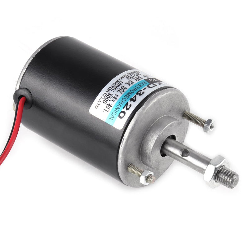 12/24V 30W CW/CCW High Speed Permanent Micro DC Magnet Motor Low Noise Permanent Magnet DC Motor for DIY Generator(24V 7000rpm) 24V 7000rpm