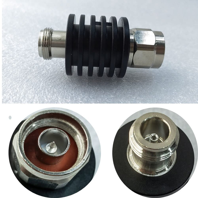 6DB 10W N Attenuator, 10 Watt 50 Ohm Attenuator DC to 3Ghz ， Fixed Attenuator (6DB) 6DB