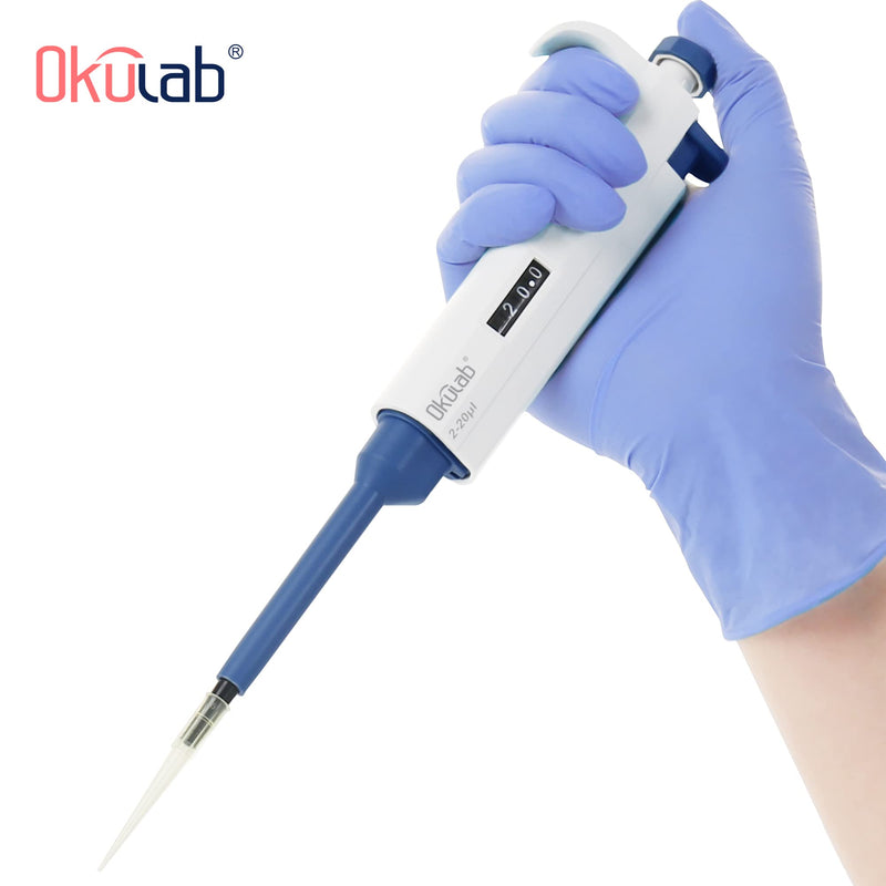 Single-Channel Micropipette, 50-200μl, Manual Adjustable Mechanical Pipette, High-Accurate, Variable Volume, Autoclavable, TPMP201A1