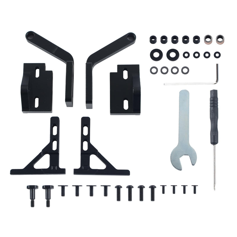 FYSETC Upgraded Parts for Bambulab P2S Door: Assembly All Metal CNC Door Hinge 180/270° Adjustable Easy to Swivel for 3D Printer Lab P2S Not for P1S P1P H2S H2D H2C X1C