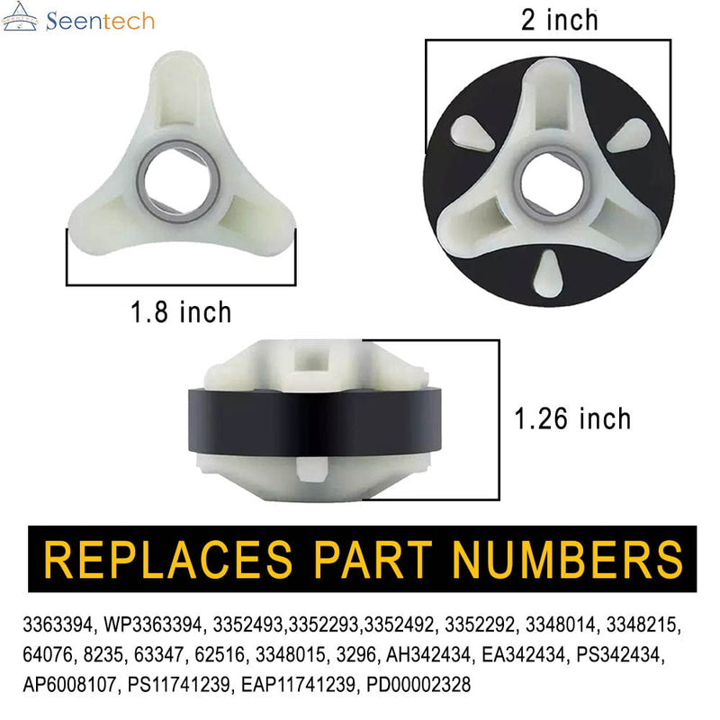 Heavy Duty 285753A METAL Core Motor Coupling Kit by Seentech for Whirlpool & Kenmore Washers - Replaces Part Numbers: AP3963893,PS1485646,1195967,285753AVP,21003,280152,285140,285743 - NewNest Australia