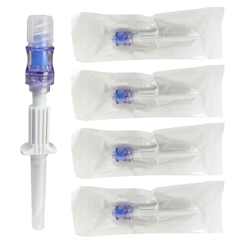 20PCS Vial Access Device with Luer Adapter,Needleless Connector with Transfer Tip, Sterile Individually Packaged for Laboratories and Veterinary Use