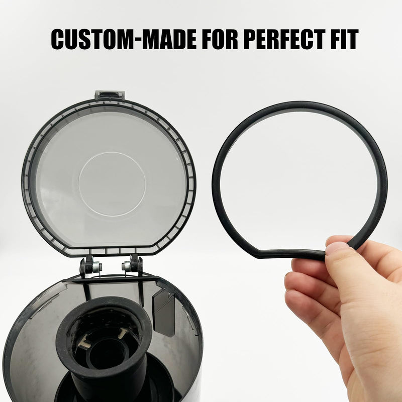 2PCS Replacement Gasket Compatible with Ryobi 18v Stick Vacuum Cordless Dust Bin Lid, Canister Missing Seal Attachments for PCL720, PBLSV716, PBLSV717, Silicone