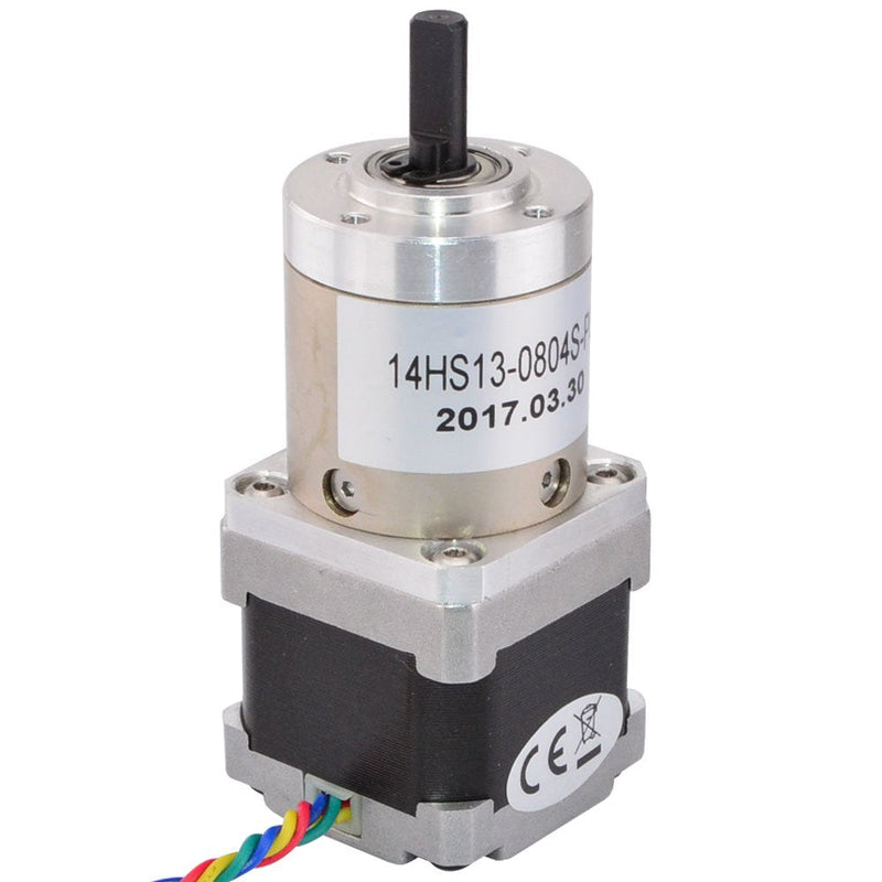 STEPPERONLINE 19:1 Planetary Gearbox Nema 14 Geared Stepper Motor 0.8APrinter Camera Robotics DIY CNC