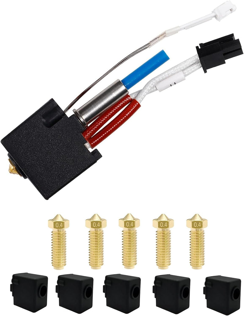 Hotend Kit for Anycbic Kobra 2, Assembled Print Hot End Kit Head Extruder Replacement Kit for Kobra 2, Kobra 2 Neo, Kobra 2 Pro, Kobra 2 Plus, Kobra 2 Max High Speed 3D Printers