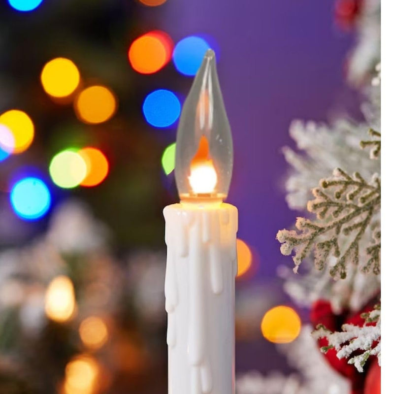 Royal Designs, Inc. Flicker Candelabra Style 3 Watt LED Light Bulbs 25 Watt Equivalent, E12 Candelabra Base, 6-Pack