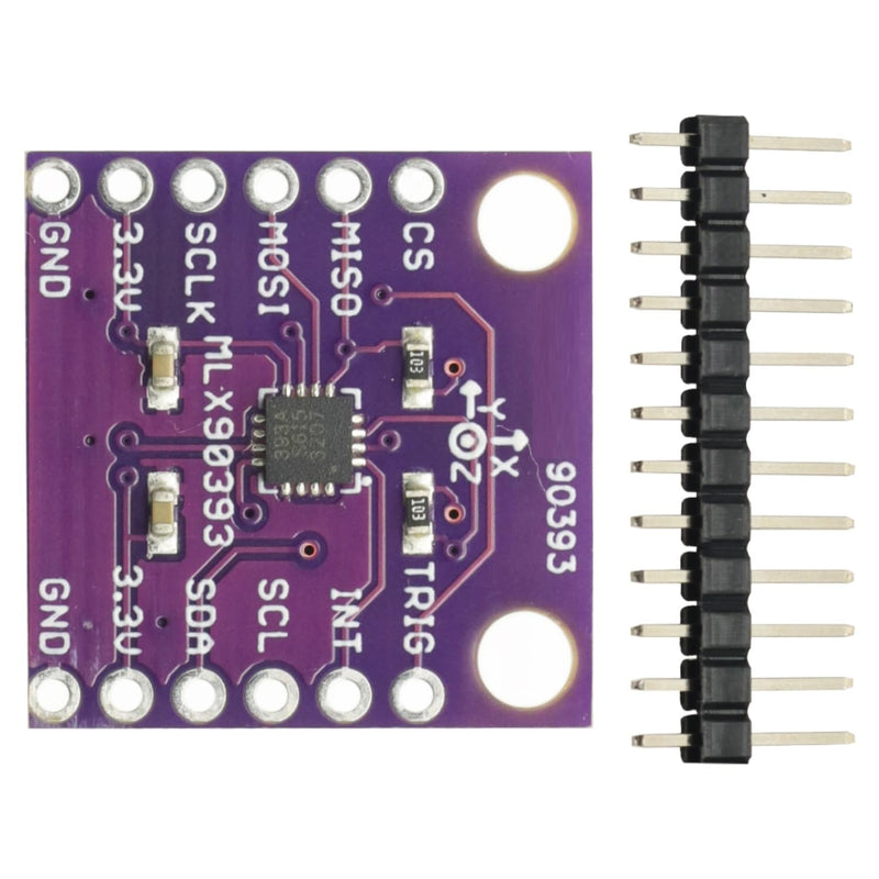 MLX90393 for Digital 3D Hall Sensor Three-Displacement Angle Rotate 3D Position Sensor Module