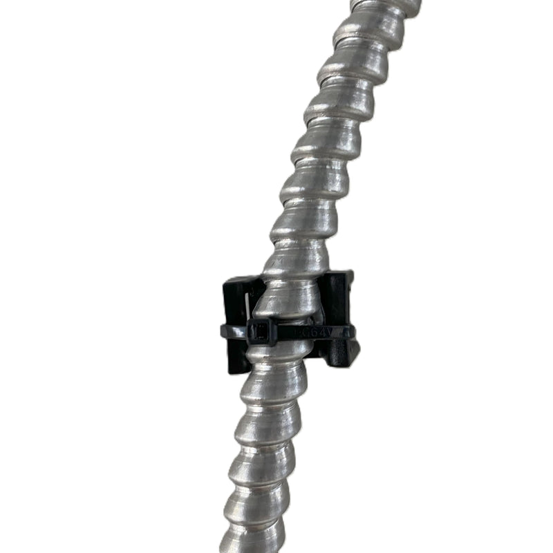 200x Plastic Cable Trunking Fasteners for DeWalt DCN890 Cordless Concrete Nailer, Nail-On Mounting Clips for Cable Raceway, Conduit & Wire Duct on Concrete, Block & Steel Trunking - 200 pcs