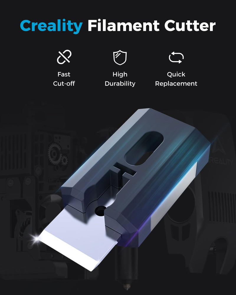Creality K2 Plus Filament Cutter 10PCS, K2 Pro / K2 Filament Cutter Module, Fast and Accurate Filament Cutting, High Durability Accessories for 3D Printer K2 Plus, K2 Pro, K2 10