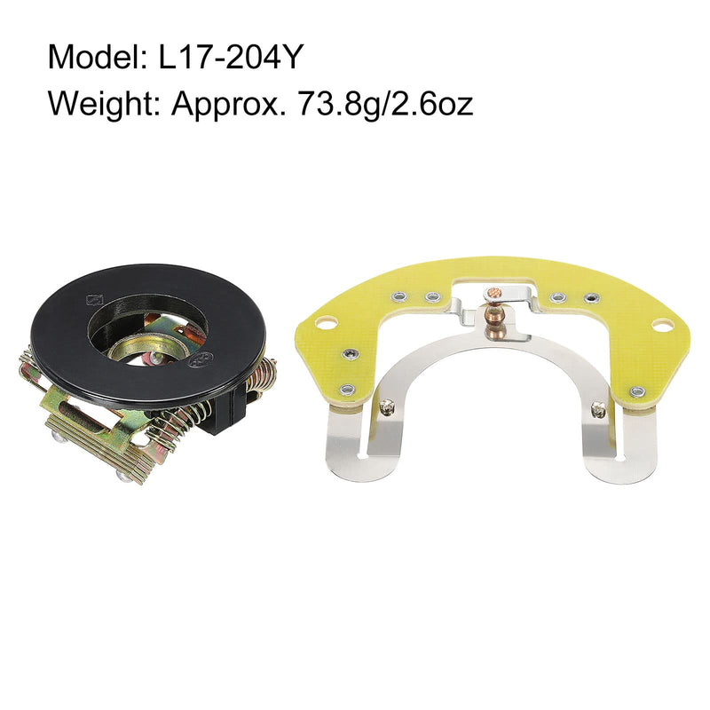 PATIKIL Single Phase Electric Motor Centrifugal Switch L17-204Y Bore 17mm for Stitching Machinery, Machines Motor Reducer Pack of 1