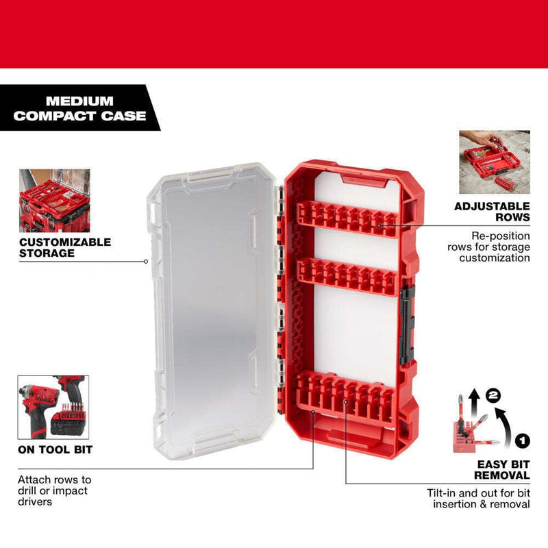 Fits Milwaukee 48-89-4670 Shockwave RED Helix Titanium Drill Bit Set - 15 PC