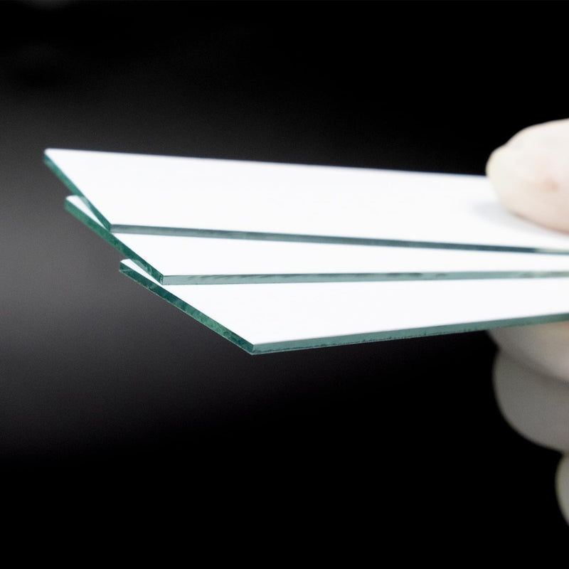 Glass TLC Plate, Glass Backed TLC Silica Gel Plate for Thin Layer Chromatography Applications - Silica Gel 60 GF254 2.5 x 7.5cm（80/Box）