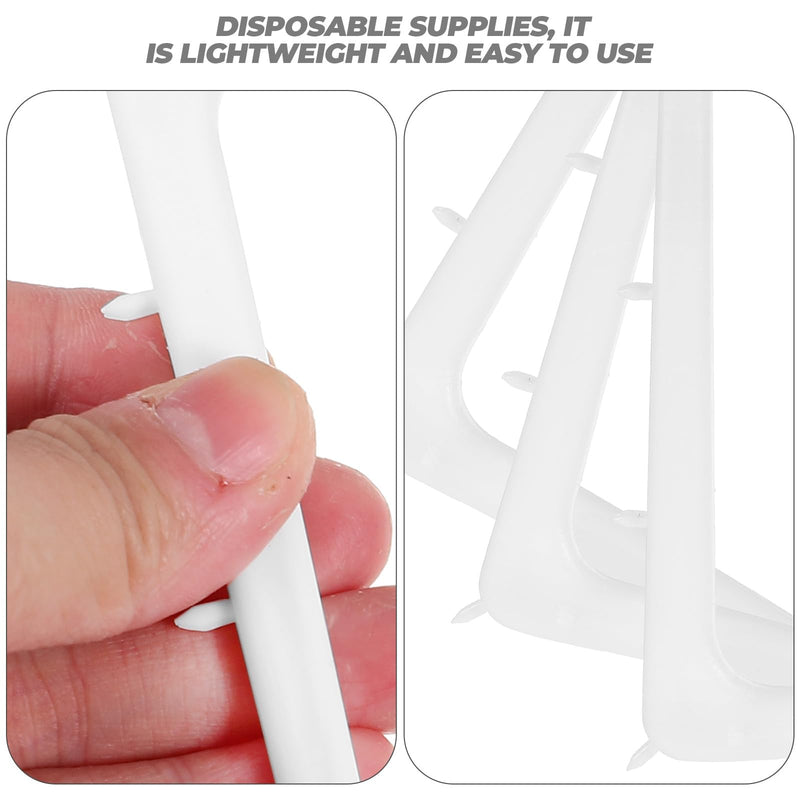 Healifty 10pcs Disposable Dental Rubber Dam Frame Holder Autoclavable Rubber Barrier Bracket Distracter Lab Instrument