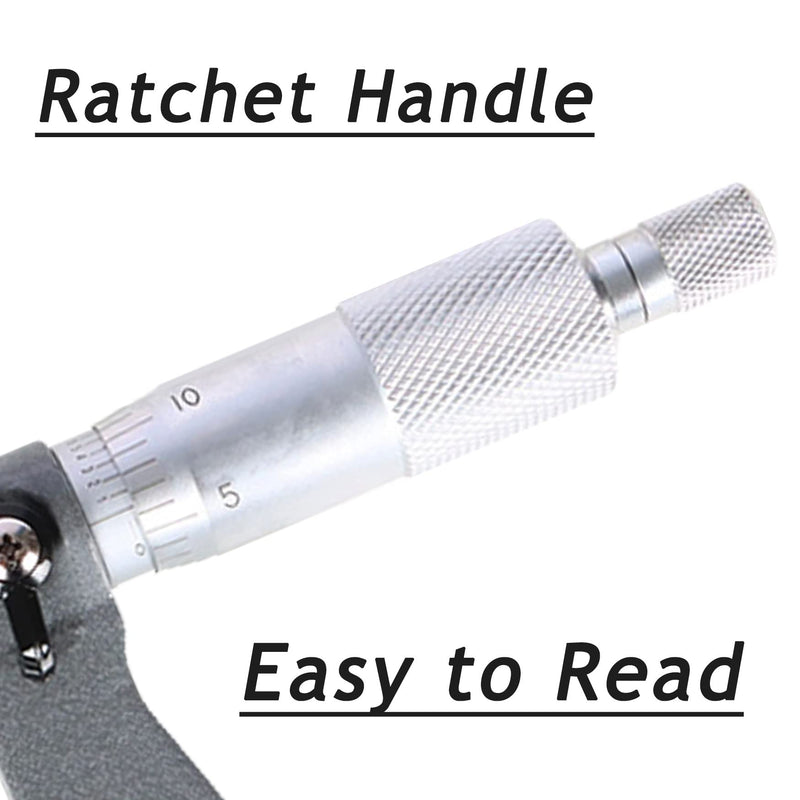 WFLNHB 2-3" Accuracy Outside Micrometer 0.0001" Carbide Tipped for Accuracy Measurement Work