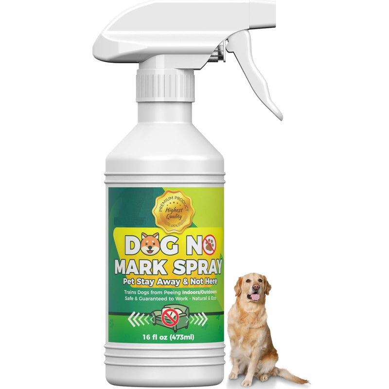 16oz Puppy Potty Training Spray - Dog No Pee Spray – Non-Toxic Protection for Carpets, Sofas & Yard Plants - No Pee Here Formula - Anti Marking Spray for Dogs