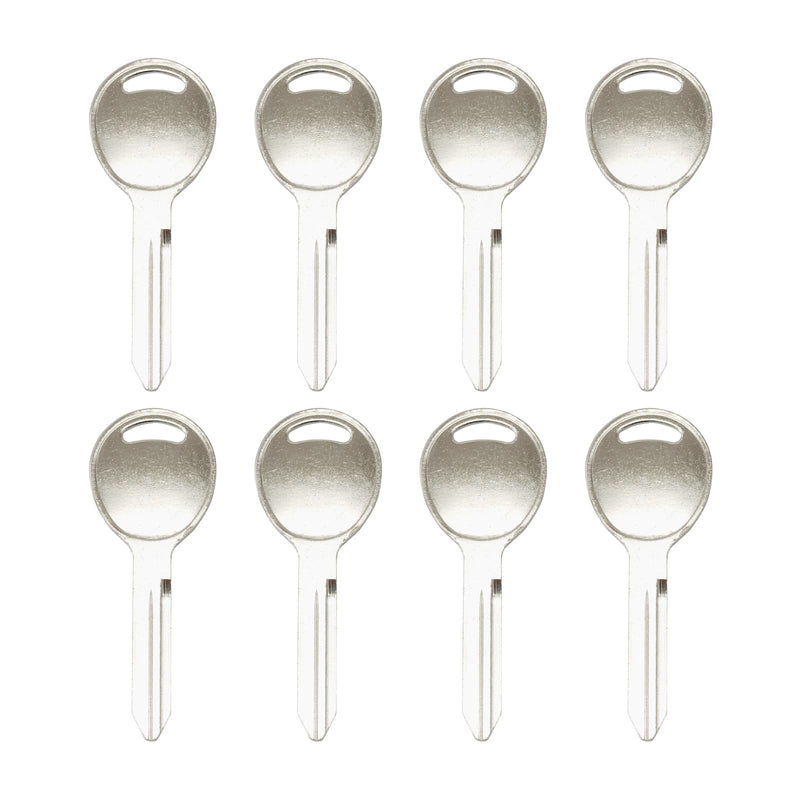 (20PCS) Y159 All-Metal Key Blanks, Premium Nickel-Plated Brass Construction, Non-Transponder Ignition & Door Replacement Keys for Domestic Trucks and Work Vans
