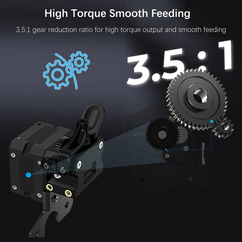 2023 Official Creality Ender 3 Sprite Direct Drive Sprite Extruder Kit, Dual Gear Extruder SE Creality Ender 3/Ender 3 V2/Ender 3 Pro/Ender 5/Ender 5 Pro/5 Plus/CR 10 3D Printers, for Ender Version For Ender 3