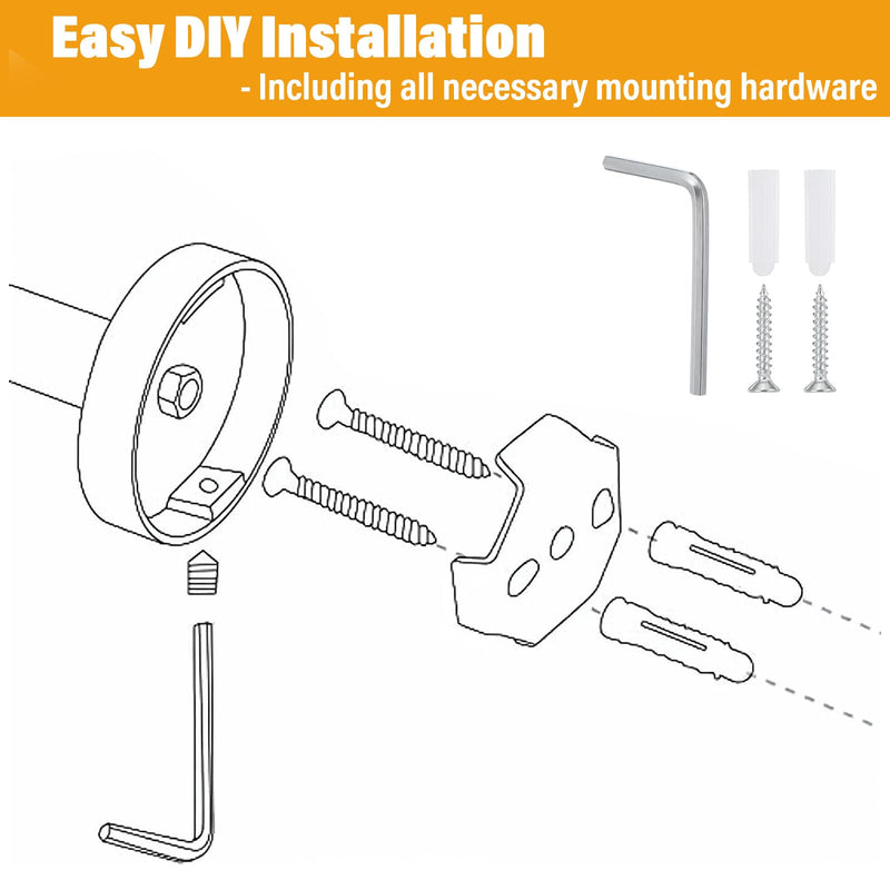 4-Piece Brushed Gold Bathroom Hardware Set, SUS304 Stainless Steel Toilet Paper Holder, Towel Ring & 2 Robe Hooks - Rustproof Wall Mounted Bathroom Accessories Kit