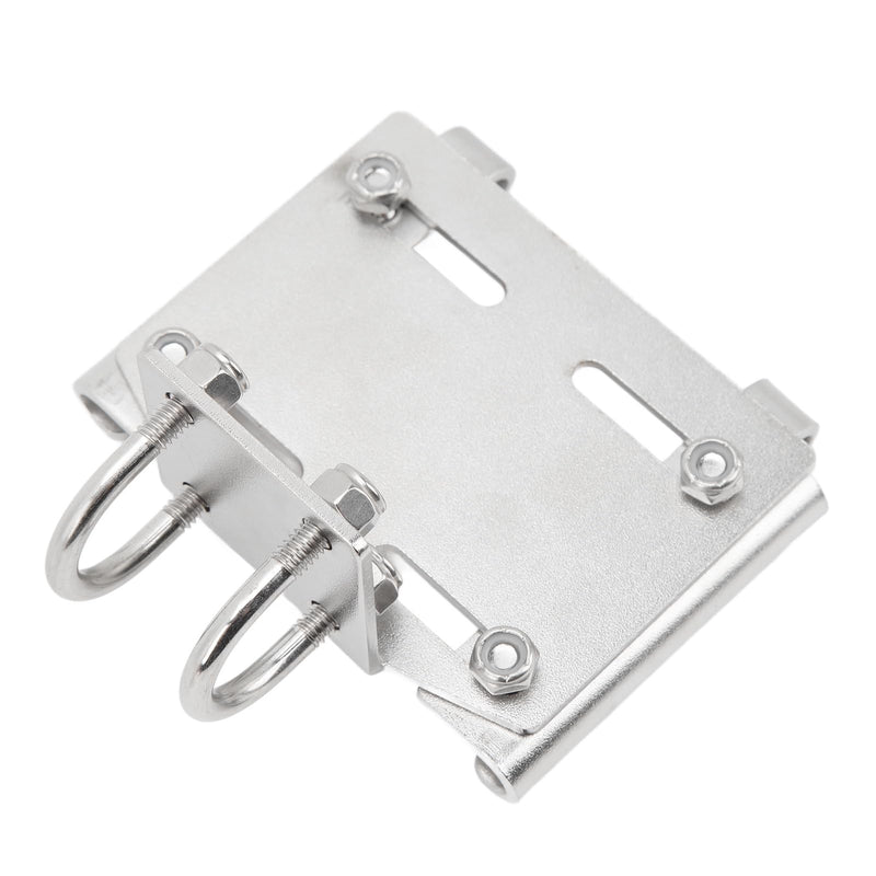 Aramox Rail Mount Anchor Bracket, 35lbs Stainless Steel Horizontal Stanchion Rail Mount Anchor Bracket Holder for Boats Yachts Ships (Small 8585SE1) Small 8585SE1