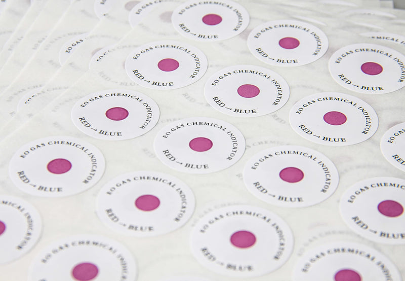 ETO Sterilization Indicator Label Sticker Ethylene Oxide sterilizer