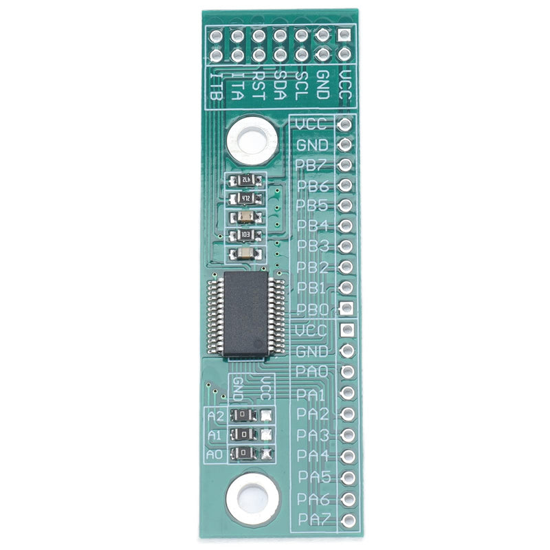 16 Channels IO Extension Module with I2C Interface for MCP23017 Chip 5V 3.3V Compatible 100Khz 400Khz 1.7Mhz Support High Speed IC Interface