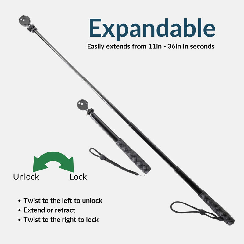Telescopic Submersible Sensor Wand by Apogee Instruments - Compatible with PAR Meters and sensors