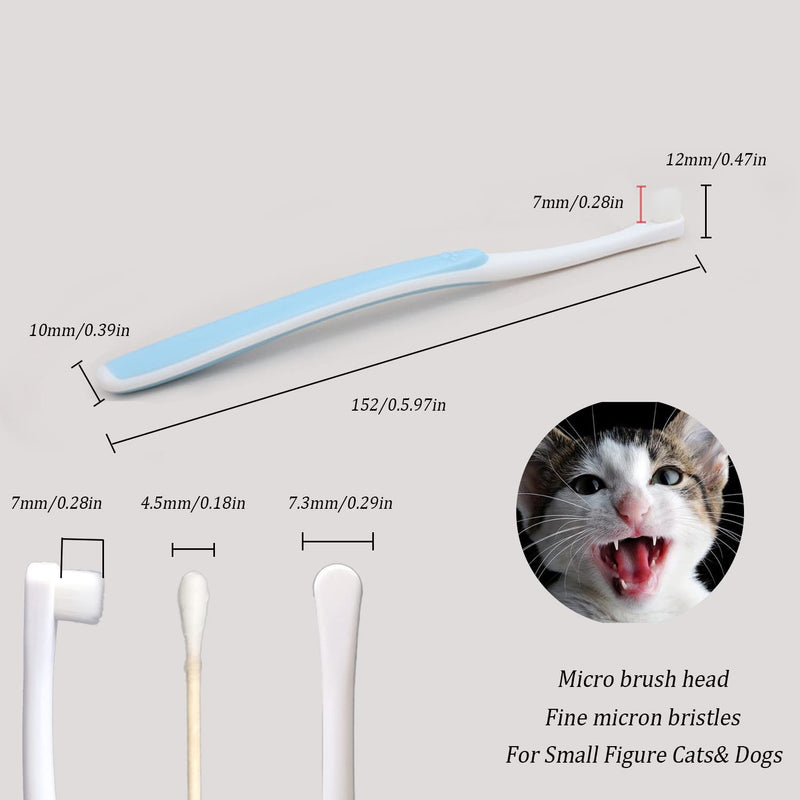 JGocot Cat Toothbrush and Cat Acne Brushes