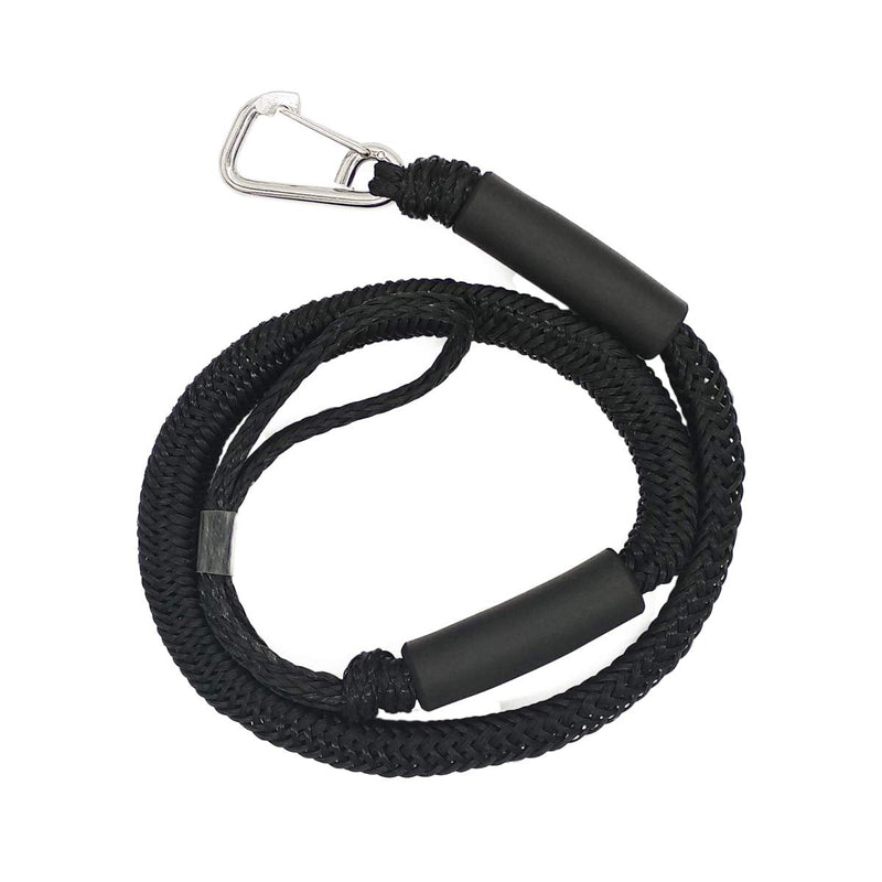 Bungee Dock Line Mooring Rope for Boat,Boat Ropes for Docking with Clips,2/3 FT Marine Rope Boating Gifts for Men, Boat Accessories Quick Connect (2, Redblackblue, 3 Feet Stretches to 4 Feet) 2