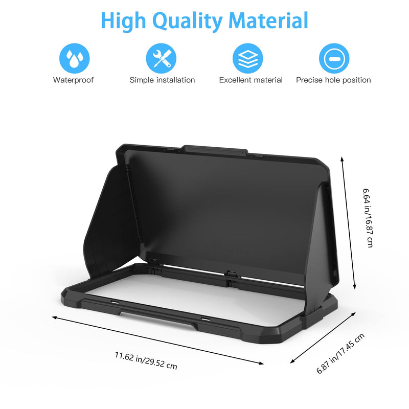 HOLACA Protective Shade Cover Case for Lowrance Elite FS 9 inch Fishfinder/Chartplotter, Full-Coverage and Anti-Scratch Skin