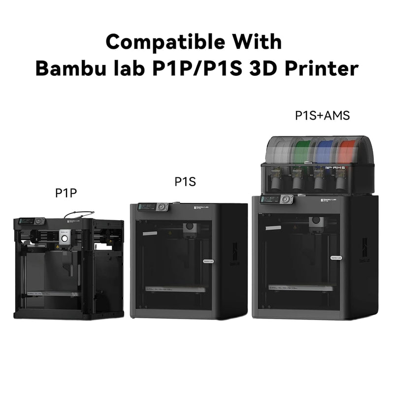 Bamboo Original P1/P1P/P1S 0.2mm Stainless Steel Hotend Complete Kit with Fan,Full Assembly Hot End Kit for Bambu Lab P1 Series 3D Printer 0.2mm P1 Series