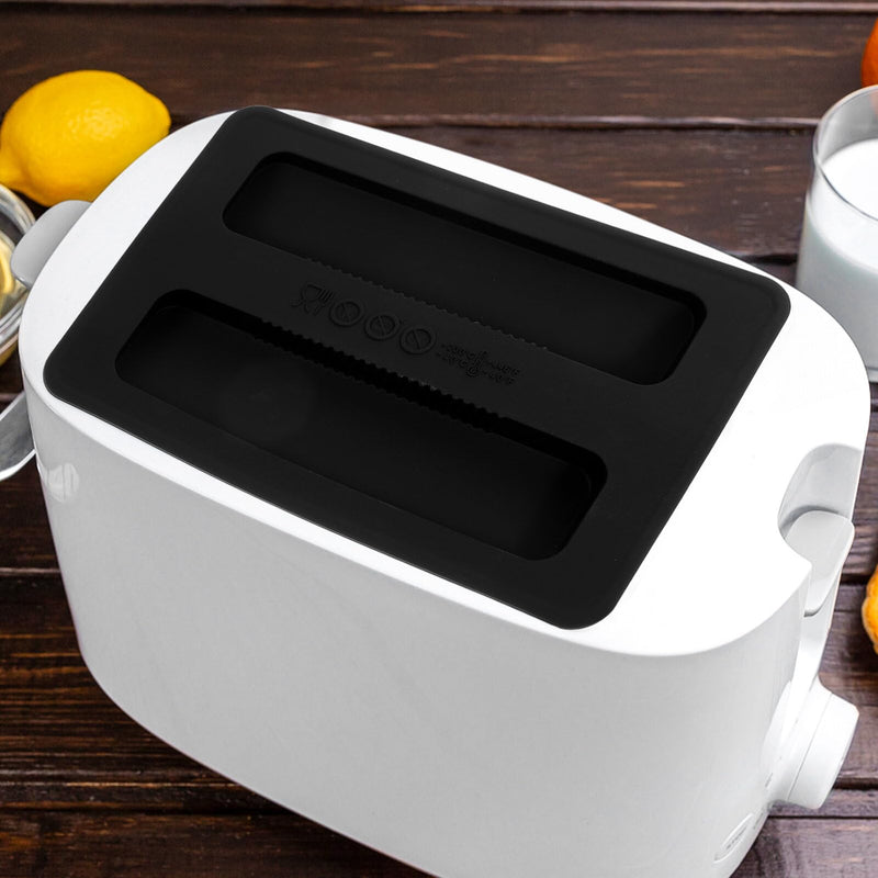 Alipis Silicone Toaster Lid,Toaster Cover Bread Maker Cover Toaster Appliances Top Cover Bread Machines Cover Sandwich Machine Part Accessories Black