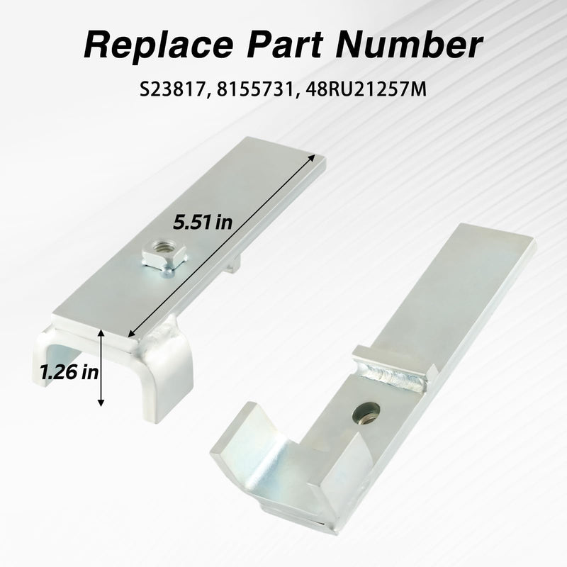 2 PCS Deck Plate Hold Down Clamp Compatible with Volvo VN & VNL Models Replace#: S23817 8155731