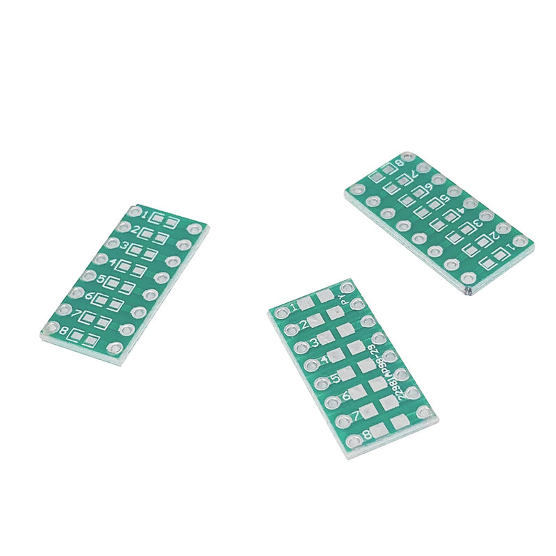50pcs SMD 0402/0603/0805 to DIP Adapter Plate Converter and Breakout Board SMT DIP Adapter Converter Pinboard 50pcs 0402/0603/0805 to DIP