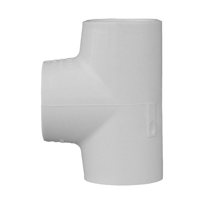 CHARLOTTE PIPE 3/4 SCH 40 TEE SXSXS Contractor Pack Pressure (10 Unit Bag) 3/4 Inch ( Bag qty: 10 ) White