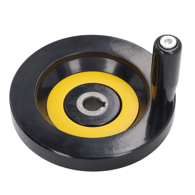 Saw Handwheel, 14mm Center Hole 125mm Outer Diameter Lathe Handwheel, Milling Machine Hand Wheel Grinder Handwheel Power Tool Handwheel
