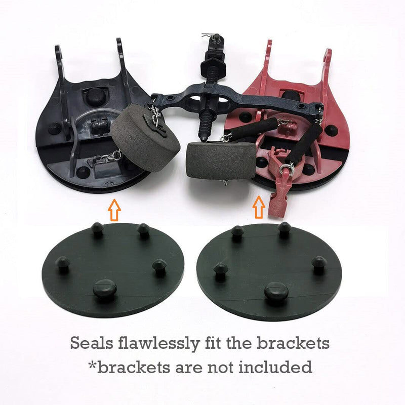 2nd Gen Replacement Seals for 7381424-100.0070A American Standard VorMax Silicone Flappers, Upgraded Material and Packing (2 Pack to Fix 1 Toilet) 2 Pack to Fix 1 Toilet