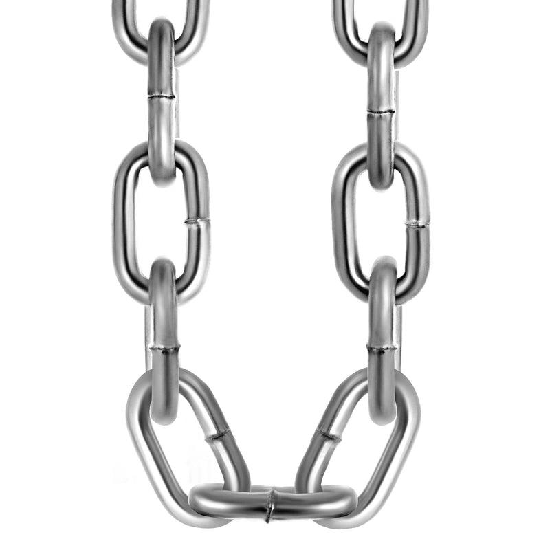 VEVOR Grade 30 Chain 1/4 Inch by 100Ft Length Grade 30 Proof Coil Chain Zinc Plated Grade 30 Chain for Towing Logging Agriculture and Guard Rails 1/4 Inch x 100 Ft