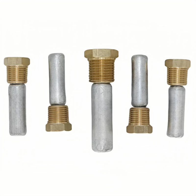 119773-92600 Boat Zinc Pencil Anode Kit for Yanmar 4LHA 6LP 6LY Engines | Includes 4 pcs 119574-44150 & 1 pc 119574-18790, Direct Threaded Fittings, Corrosion Protection, Replaces 119574-44150