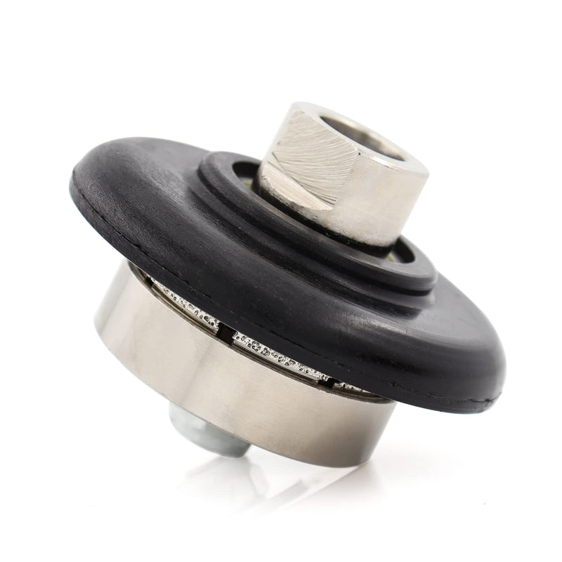 B5 Diamond Router Bits Hand Profile Wheel Profiler Vacuum Brazed for Granite Concrete Marble Edge 5/8-11 Thread (B5) B5