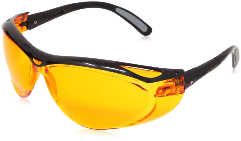Amazon Basics Blue Light Blocking Safety Glasses, Anti-Fog, Orange Lens, Computer and Gaming Eyewear, Reduce Digital Eye Strain, Unisex, 12-Count