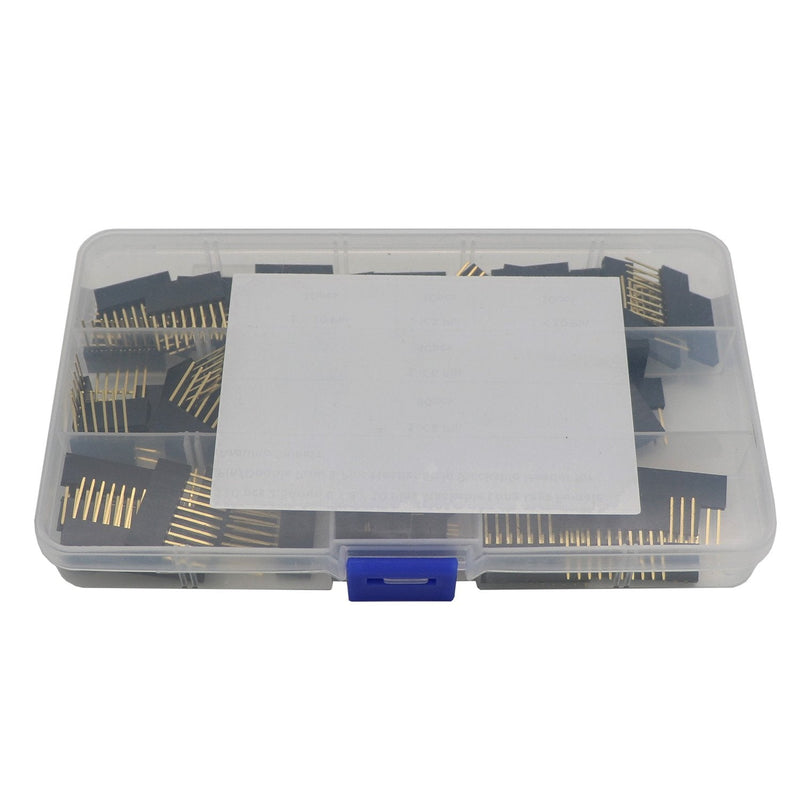 2.54mm Stackable Shield Header Zovfam 110 Pcs 6/8 / 10 Pins and Double Row 3 Pins for Arduino Prototype Shield
