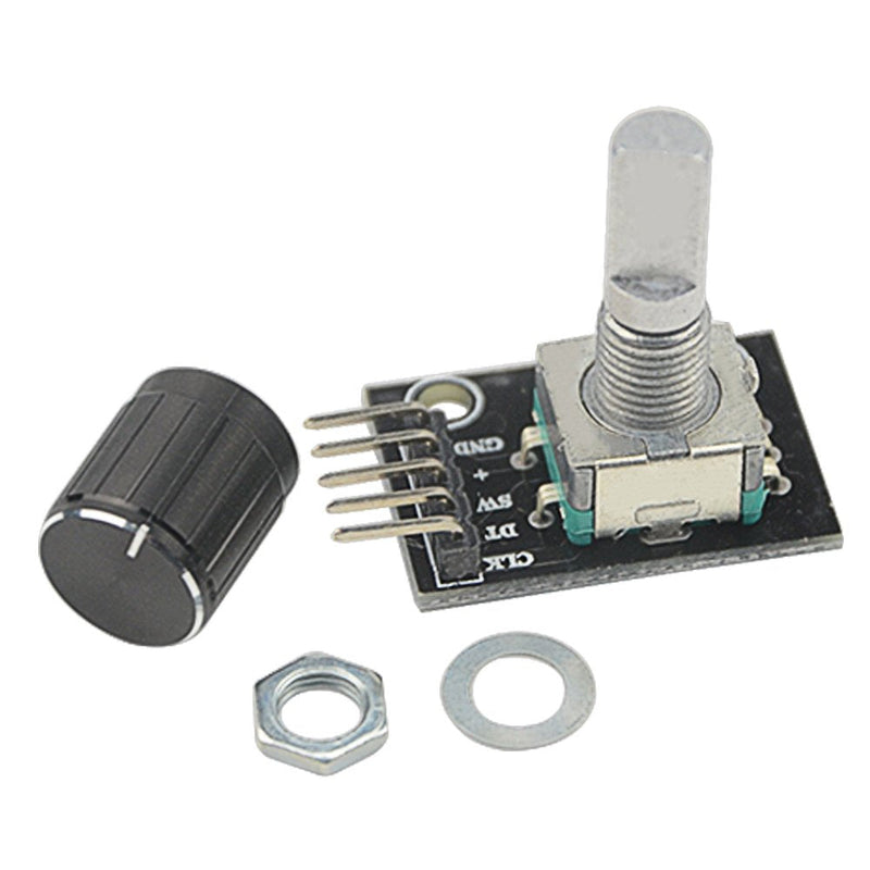 WMYCONGCONG 8 Pcs KY-040 360 Degree Rotary Encoder Module with Knob Cap for Arduino Micro Controller Use