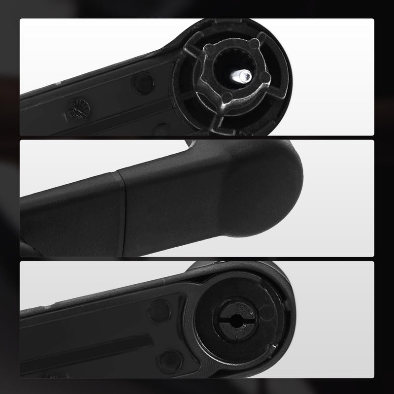 A-Premium Window Crank Handle Compatible with Ford, Lincoln & Mazda Models - F150 F250 F350 F450 F550 Super Duty, Ranger, Excursion, E-Series, Mark LT, B2300, B2500, B3000 - Driver or Passenger Side