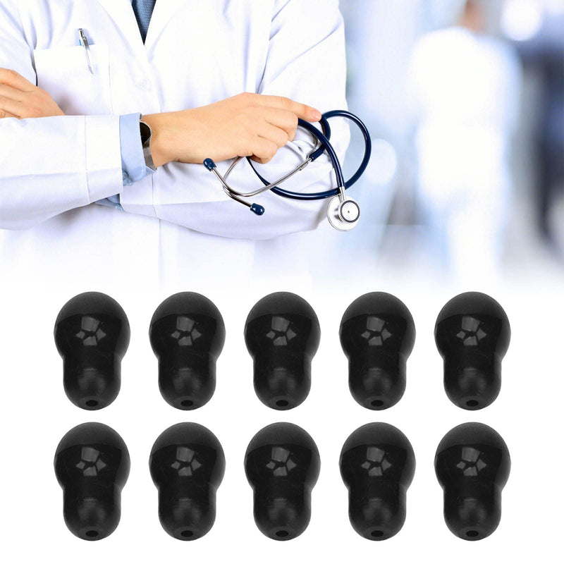 10 Soft Silicone Stethoscope Ear Tips, Fit Mushroom Shape, Compatible with ADC, Prestige, MDF, Comfortable & Wear