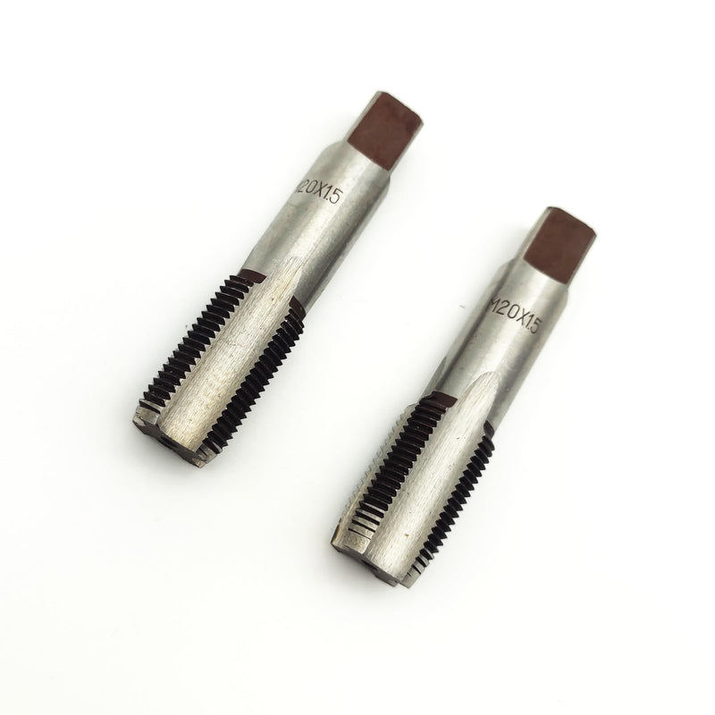 M20 x 1.5 Metric Hand Thread Tap, 1.5mm Pitch, 1 Tapper Tap, 1 Plug Tap, Right Hand (M20x1.5, Tap) M20x1.5