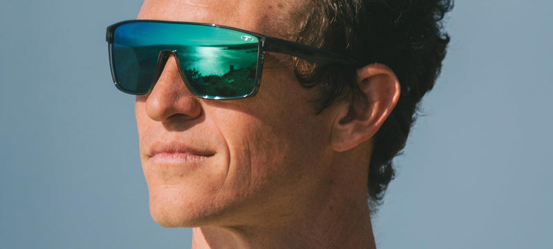 Tifosi Sanctum Sunglasses, Ideal For Cycling, Golf, Hiking, Running, Tennis & Pickleball, Lifestyle Crystal Smoke (Smoke Green Mirror)