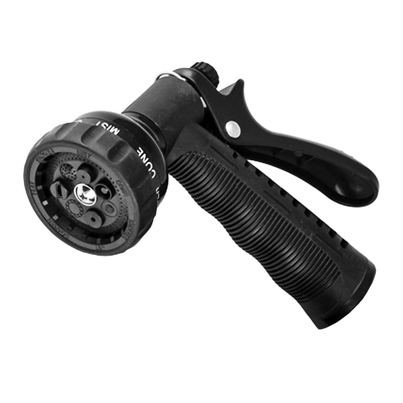 Dura Faucet DF-SA187-BK RV Exterior Quick Connect Sprayer with 7 Spray Settings and Coiled Hose Kit (Black) Black