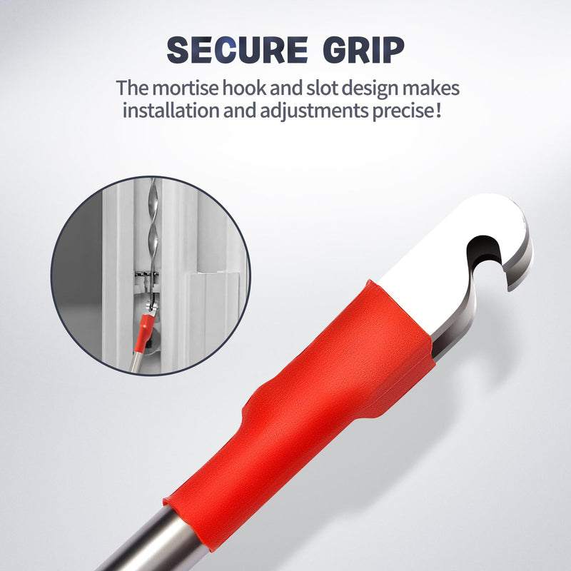 Window Balance Spring Replacement Tool, Heavy-Duty Stainless Steel Window Tension Tool for Window Track Cleaning, Tilt Spiral Balance, Changing Window Parts and Hardware 1 PC
