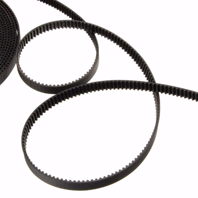 Zeelo GT2 Timing Belt Pulley, 8pcs 5mm 20 Teeth Timing Pulley Wheel and GT2 5 Meters Rubber 2mm Pitch 6mm Wide Timing Belt with Allen Wrench for 3D Printer CNC 5M+8 SET